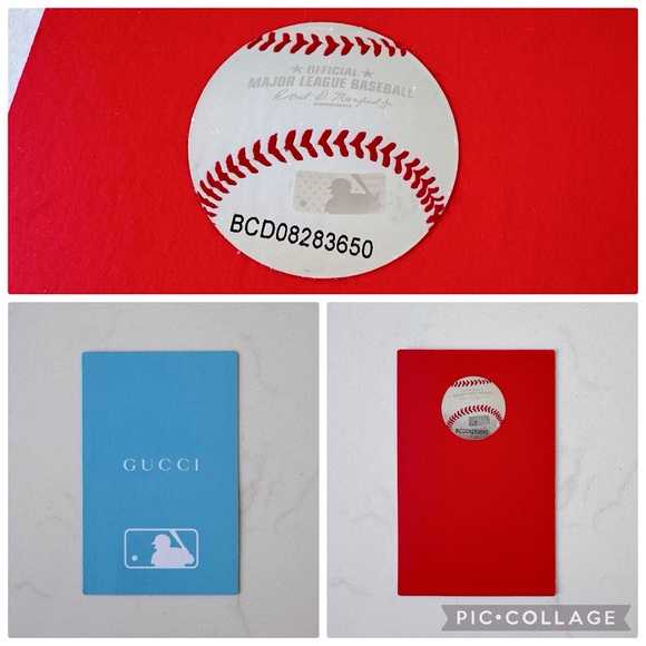 GUCCI Men's LA Angels Edition Flamel Patch GG Canvas Flat Mules - Picture 12 of 15